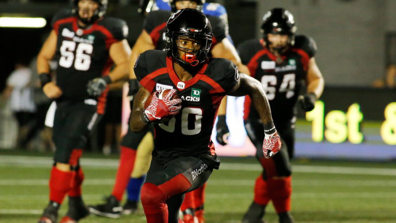 Holley most recently played in the CFL with the Ottawa Redblacks in 2019.Photo credit: Patrick Doyle / CFL.ca.