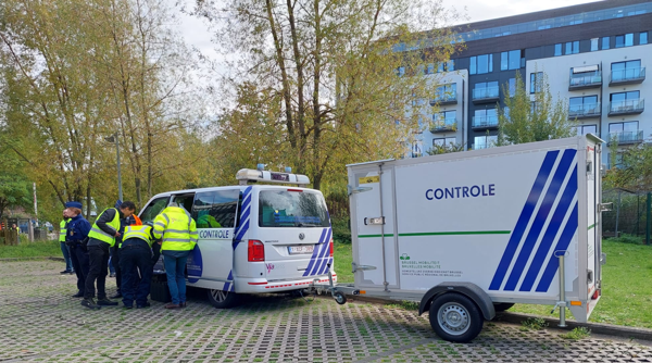 Grootschalige controle van de transportsector in Brussel