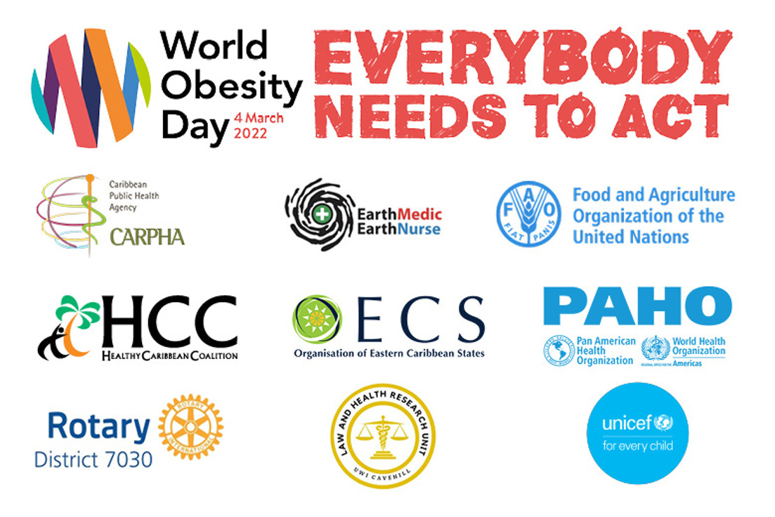 Regional Partners unite to reaffirm commitments to tackle obesity as new global report shows Caribbean ranking high in obesity figures