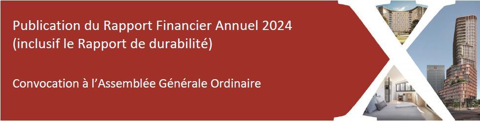 Publication du Rapport Financier Annuel 2024 (inclusif le Rapport de durabilité)
