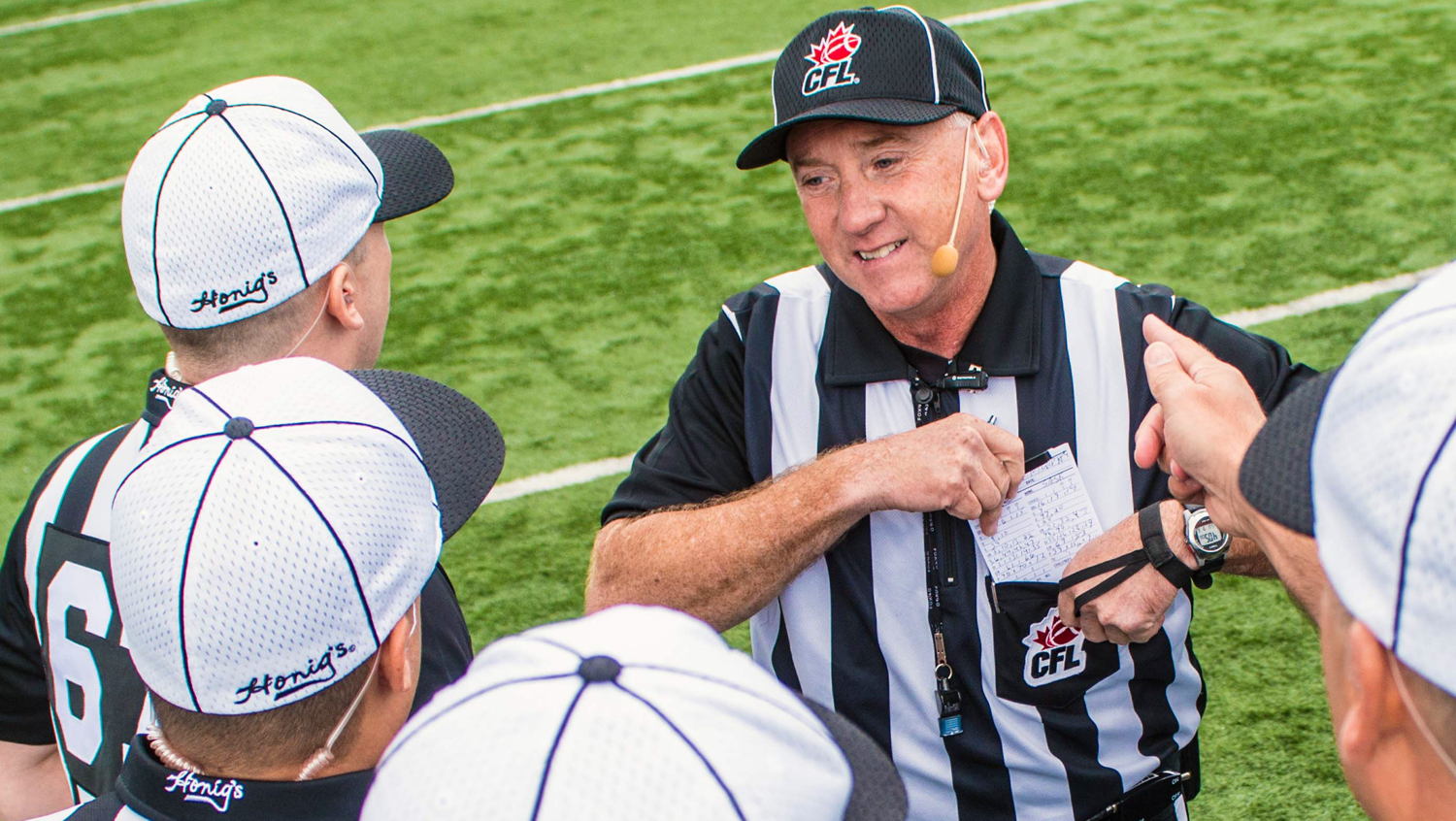 NFL-CFL officiating development program announced. Photo: (Arthur Ward/CFL.ca)