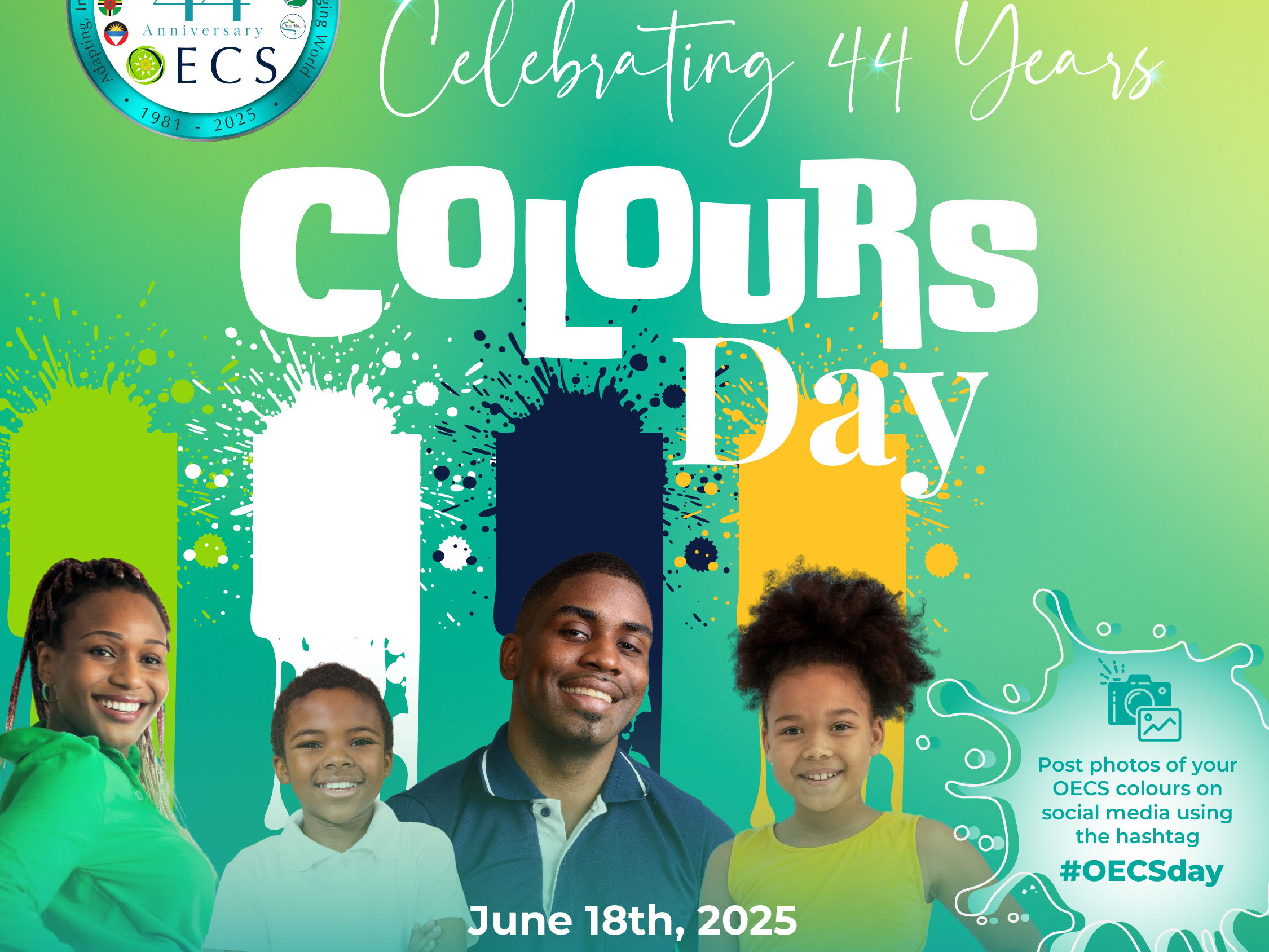 OECS Announces COLOURS DAY to Celebrate 44th Anniversary