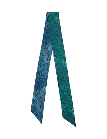 Hera 8x160cm Skinny Silk Scarf - Green by Liberty, £125 I www.libertylondon.com