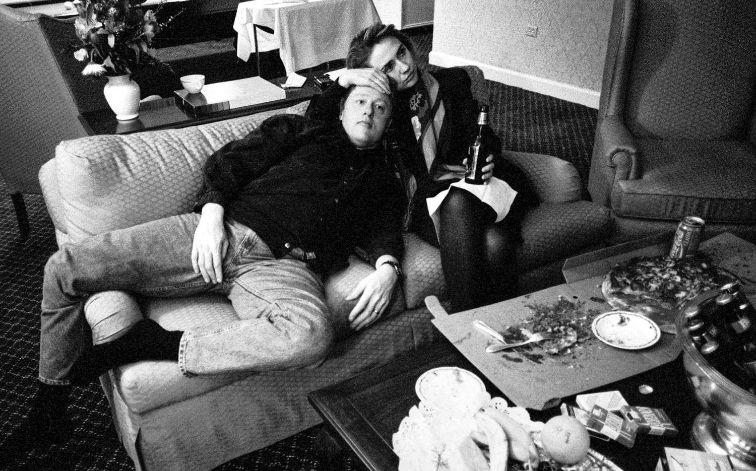 Bill en Hillaru tijdens de presidentiële campagne van 1992 - (c) P.F. Bentley