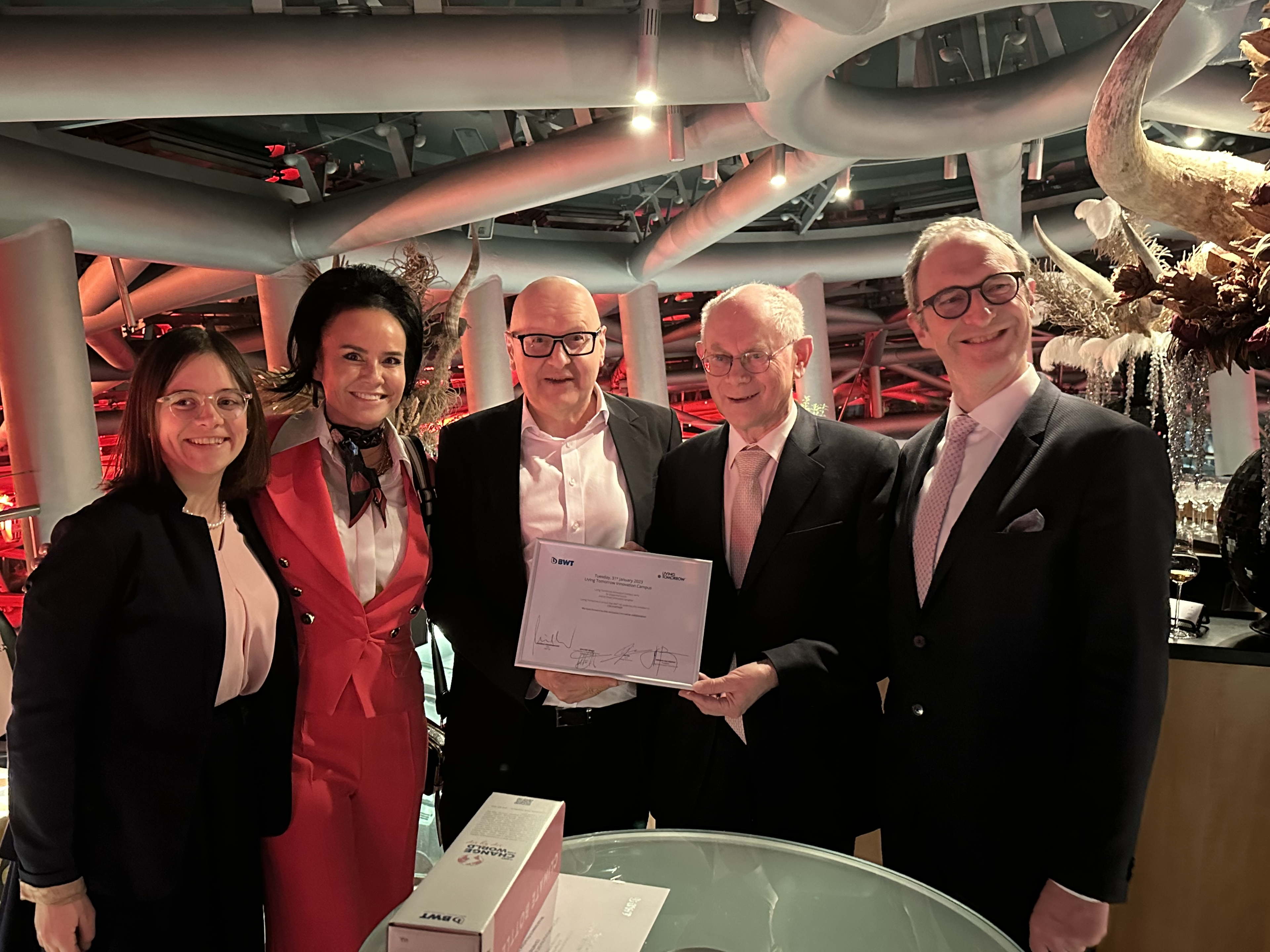 BWT s'associe à Living Tomorrow : Innovation Campus 2030 bénéficiera d'une gestion parfaite de l'eau assurée par le premier groupe européen de technologie de l'eau
