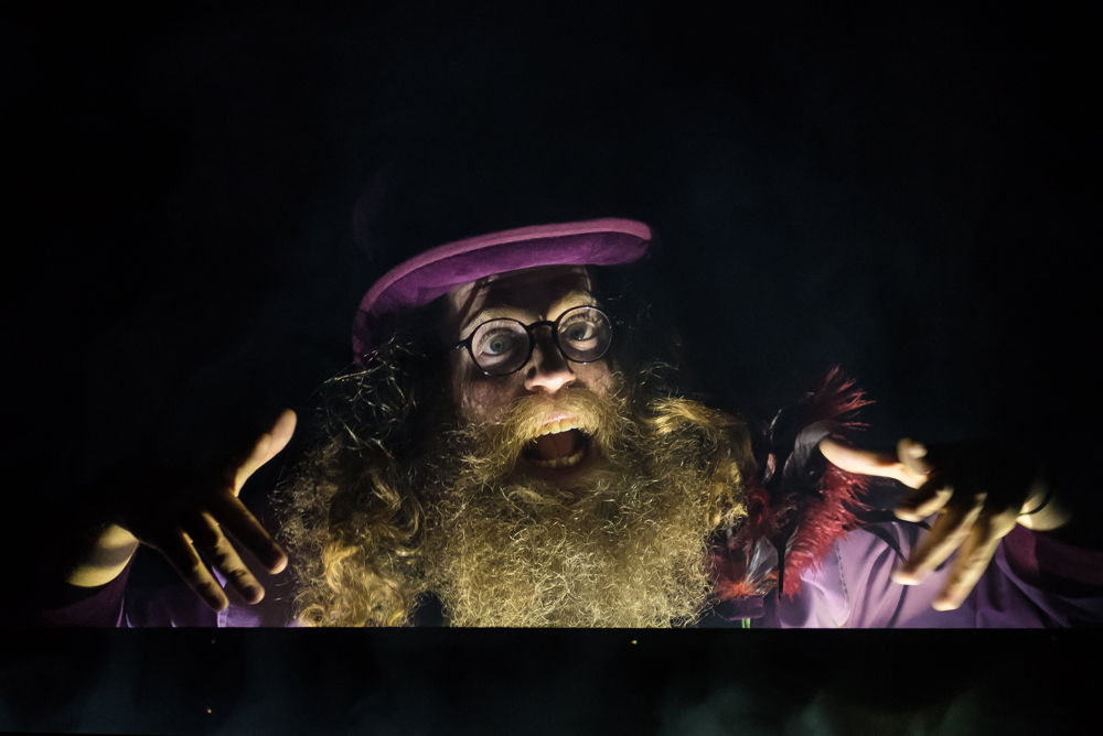 Ben Caplan (The Wanderer) in Old Stock: A Refugee Love Story / Photos by Stoo Metz / Louisa Adamson & Christian Barry – Set & Lighting Design | Carly Beamish - Costume Design