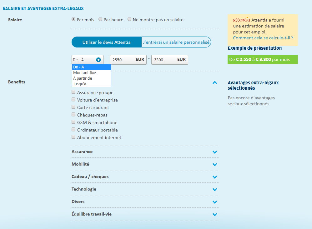 Jobat.be est le premier en Belgique à intégrer des informations salariales dans les offres d'emploi