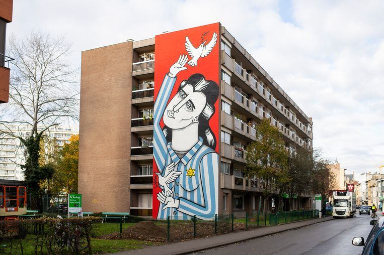 Mala ZImetbaum - foto van afgewerkte muurschildering 