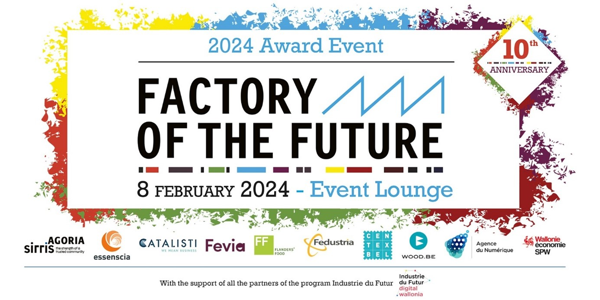 10e verjaardag “Factories of the Future”: 10 nieuwe ondernemingen bekroond