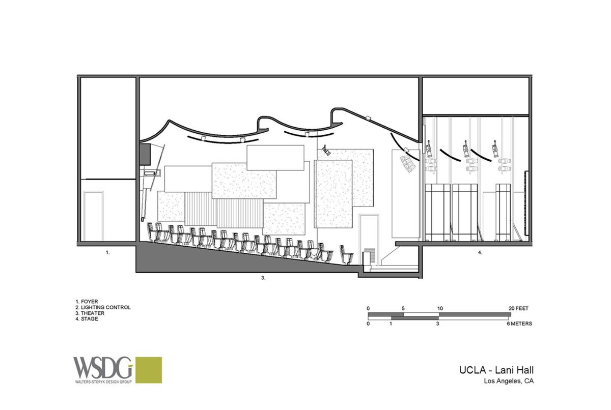 Lani Hall theater presentation drawing courtesy WSDG