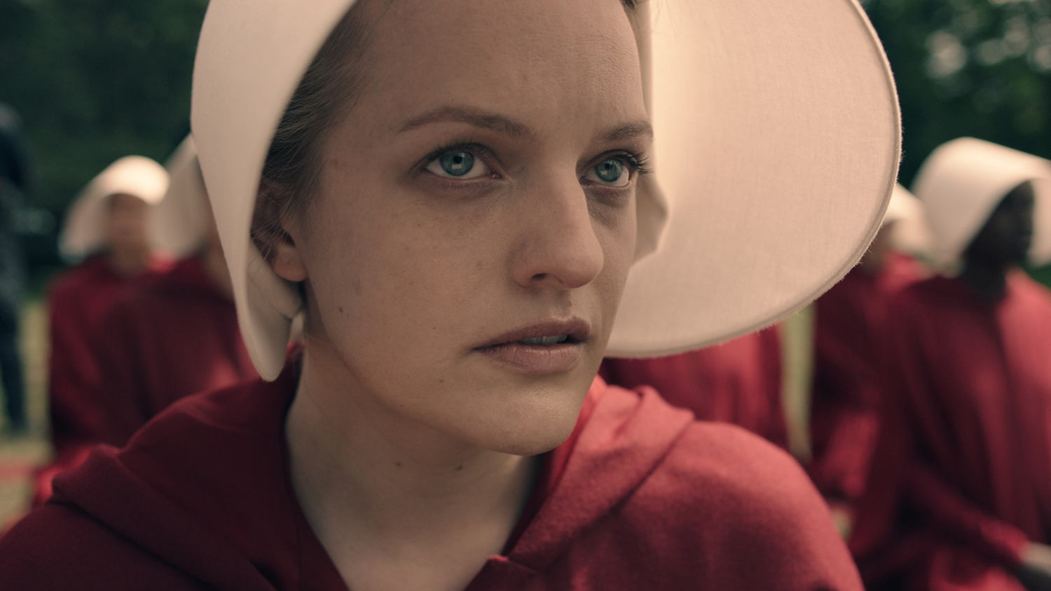 Elisabeth Moss in The Handmaid's Tale