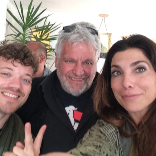 Saartje Vandendriessche, Gers Pardoel en Kamal Kharmach in de Oranje boven special van Weg zijn wij (c) VRT