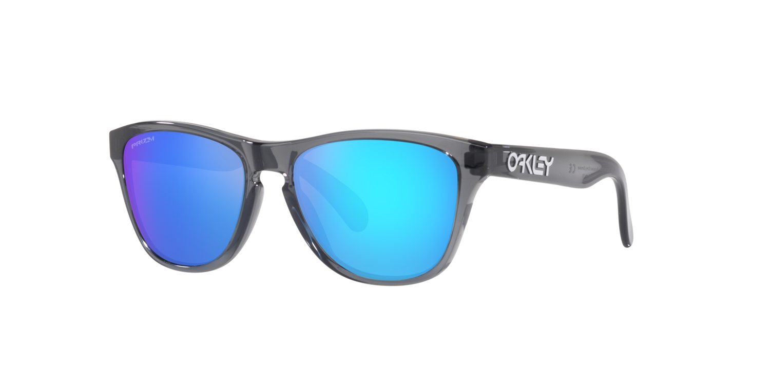 OAKLEY FROGSKINS XXS GREY SMOKE WITH PRIZM SAPPHIRE