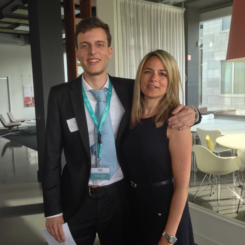 Mattias Losoli en Katrien Berghs, HR-directeur The Adecco Group Belgium