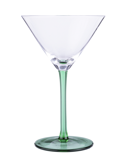 Habitat Coloured Stem Martini Glass Green, £4.25