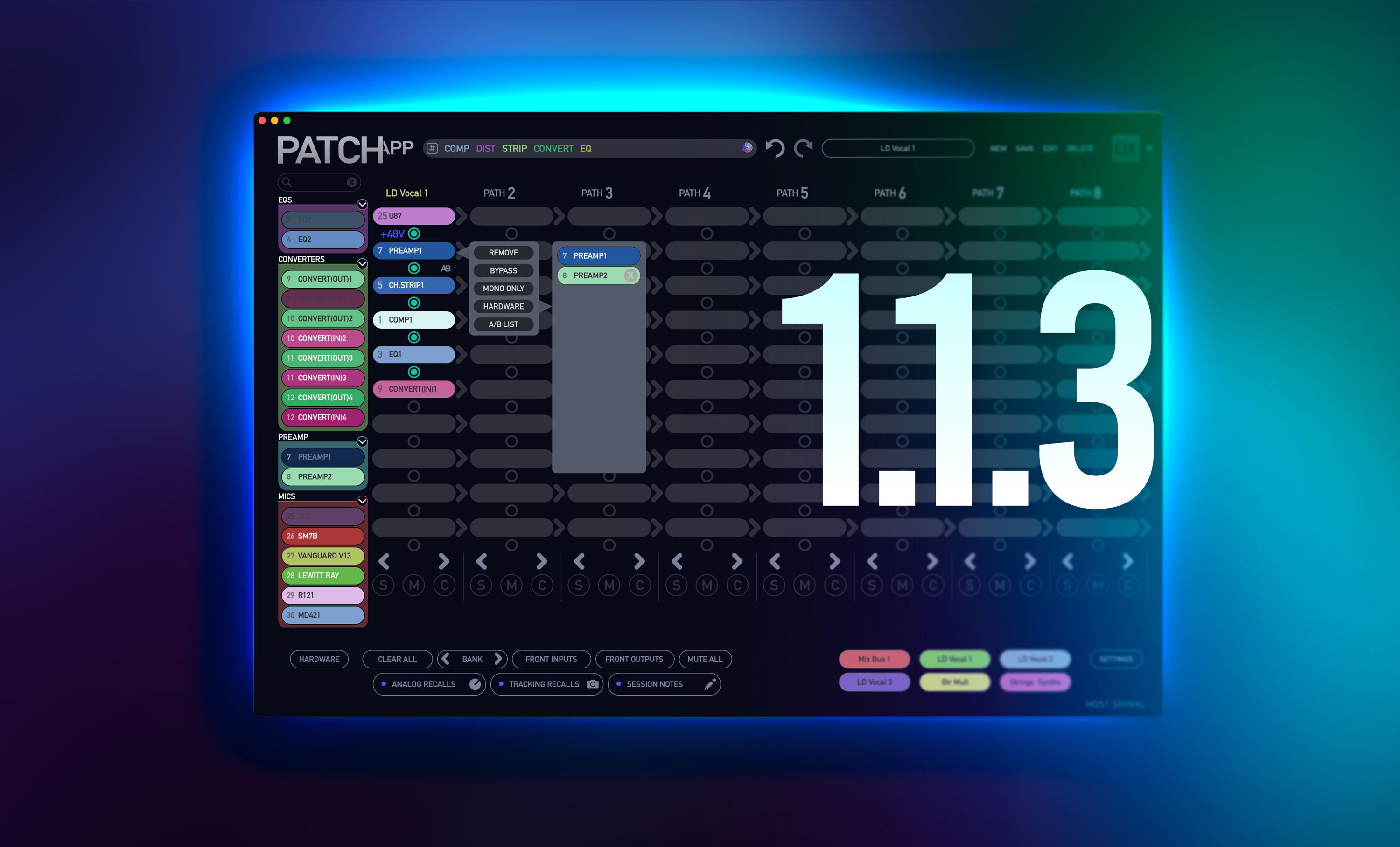 Flock Audio Announces PATCH APP DX 1.1.3