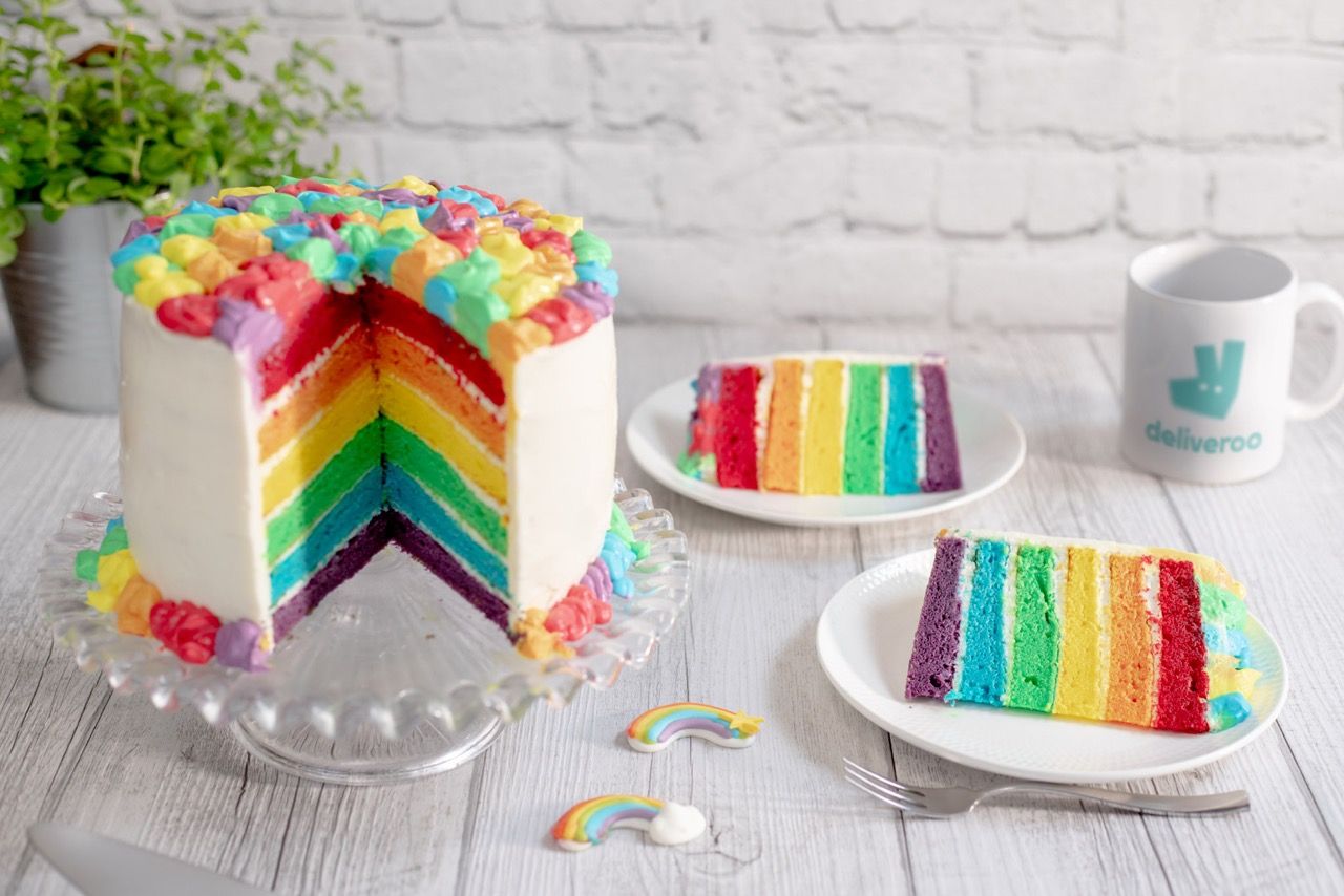 Rainbow Cake by Sonia Peronaci per Deliveroo