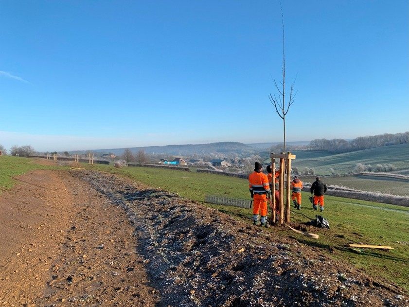 De swales in het bocagelandschap van Voeren, een landschap als een lappendeken van hagen, houtkanten en bomenrijen tussen weides, velden en boomgaarden ©Landschapspark Grenzeloos Bocageland De swales in het bocagelandschap van Voeren, een landschap als een lappendeken van hagen, houtkanten en bomenrijen tussen weides, velden en boomgaarden ©Landschapspark Grenzeloos Bocageland