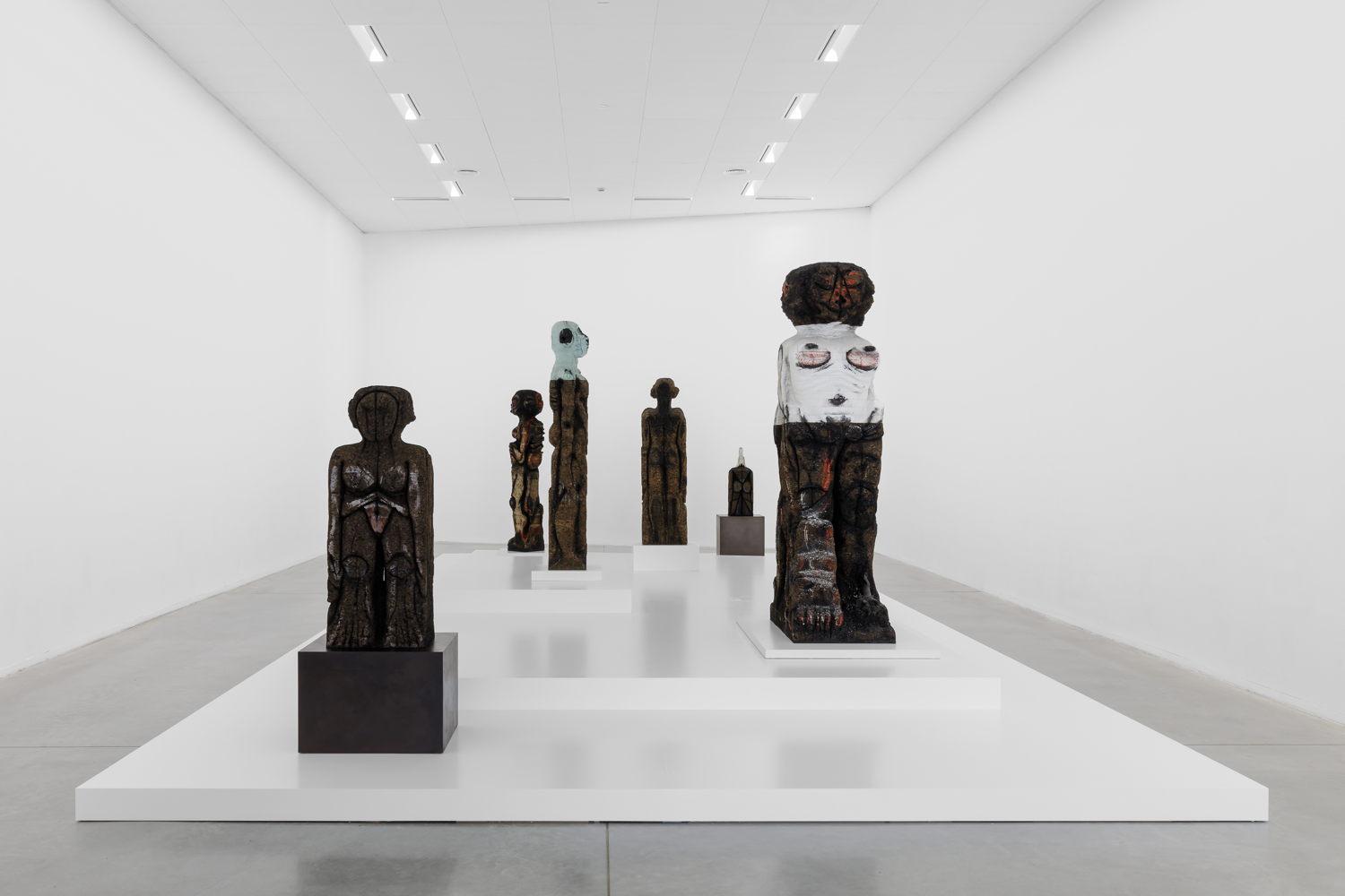 Installation view ‘HUMA BHABHA. LIVIN’ THINGS’, 2023, M Leuven, photo: © Useful Art Services for M Leuven