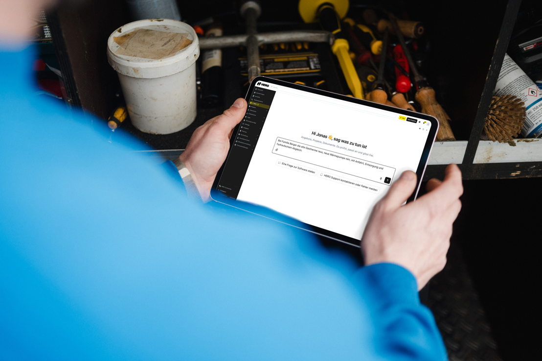 HERO Command Tablet-Ansicht