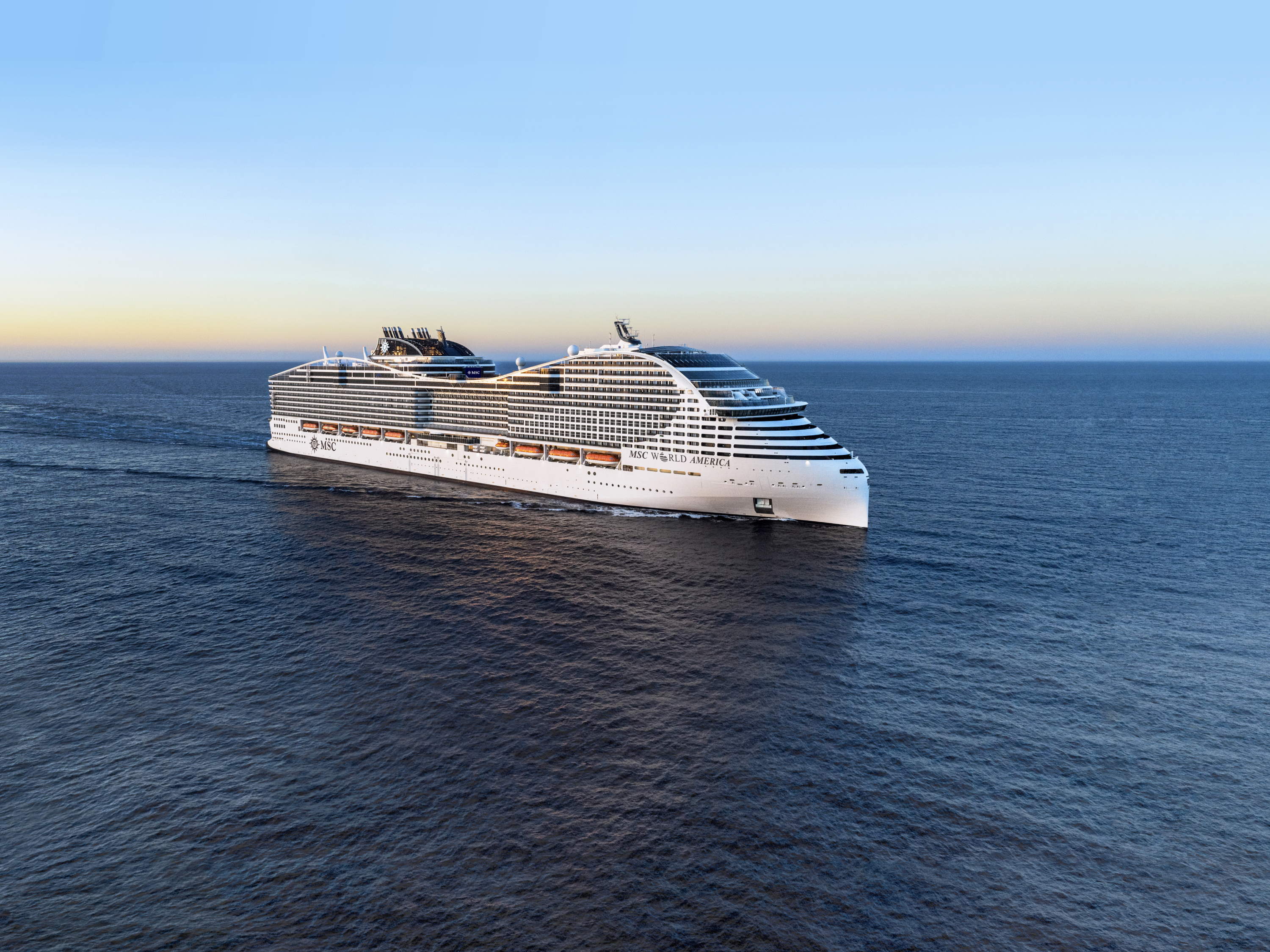 Bienvenue dans un nouveau monde de croisière – MSC WORLD AMERICA sera inauguré ce soir lors d’une cérémonie grandiose à Miami