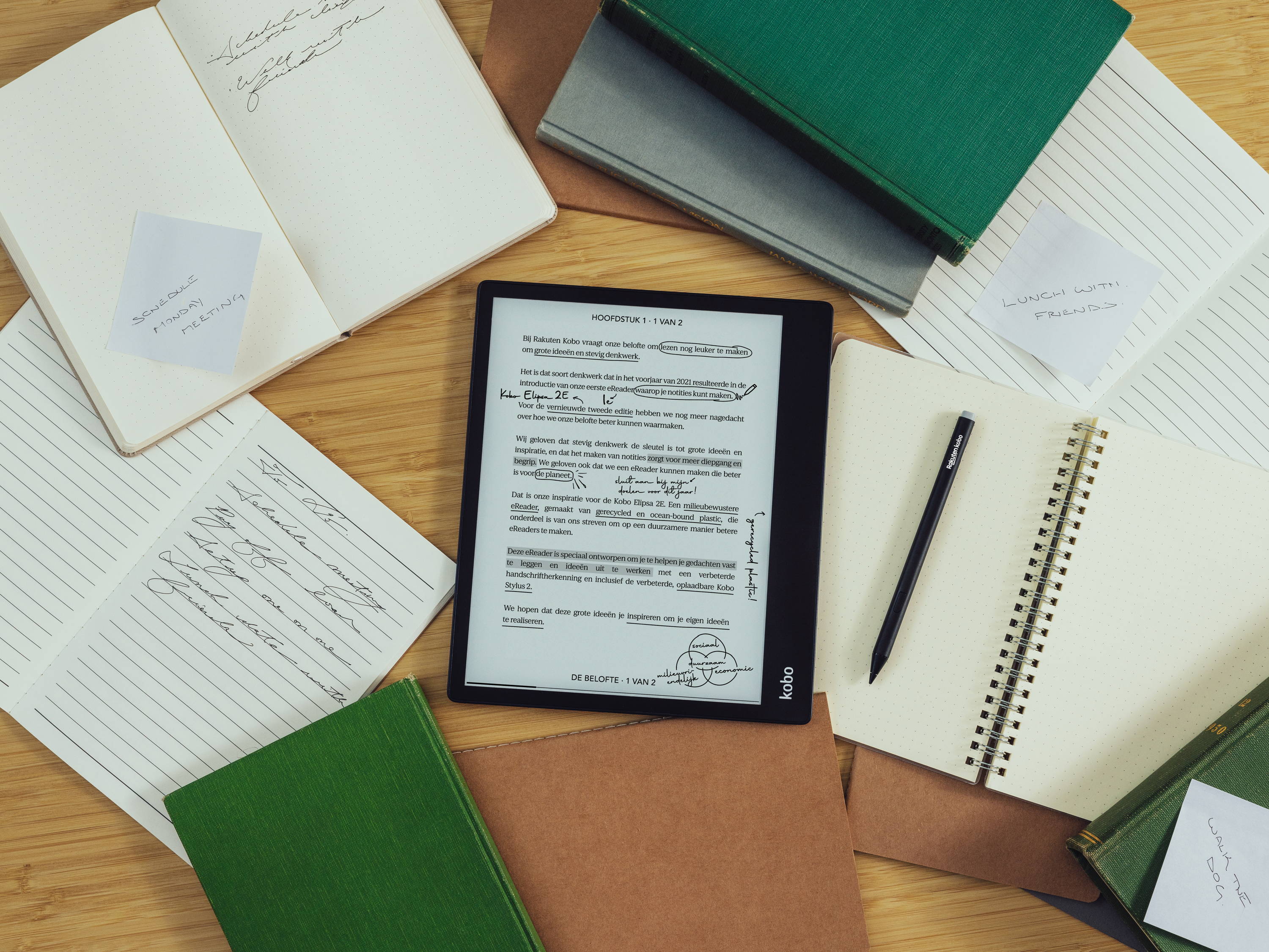 Denk groter met Rakuten Kobo's nieuwste eReader Kobo Elipsa 2E