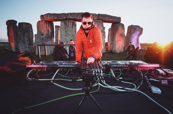 Paul Oakenfold performs a sunset set at Stonehenge in a historic first ever performance at the UK’s Wonder of The World