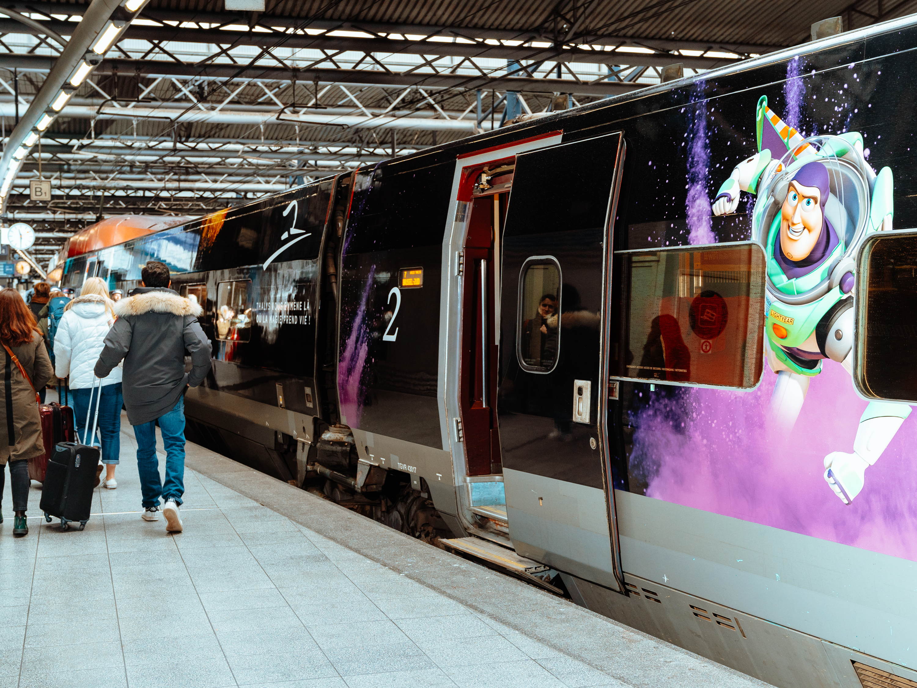 Een sprookjesachtige knipoog naar de lancering van de nieuwe route naar Marne-la-Vallée