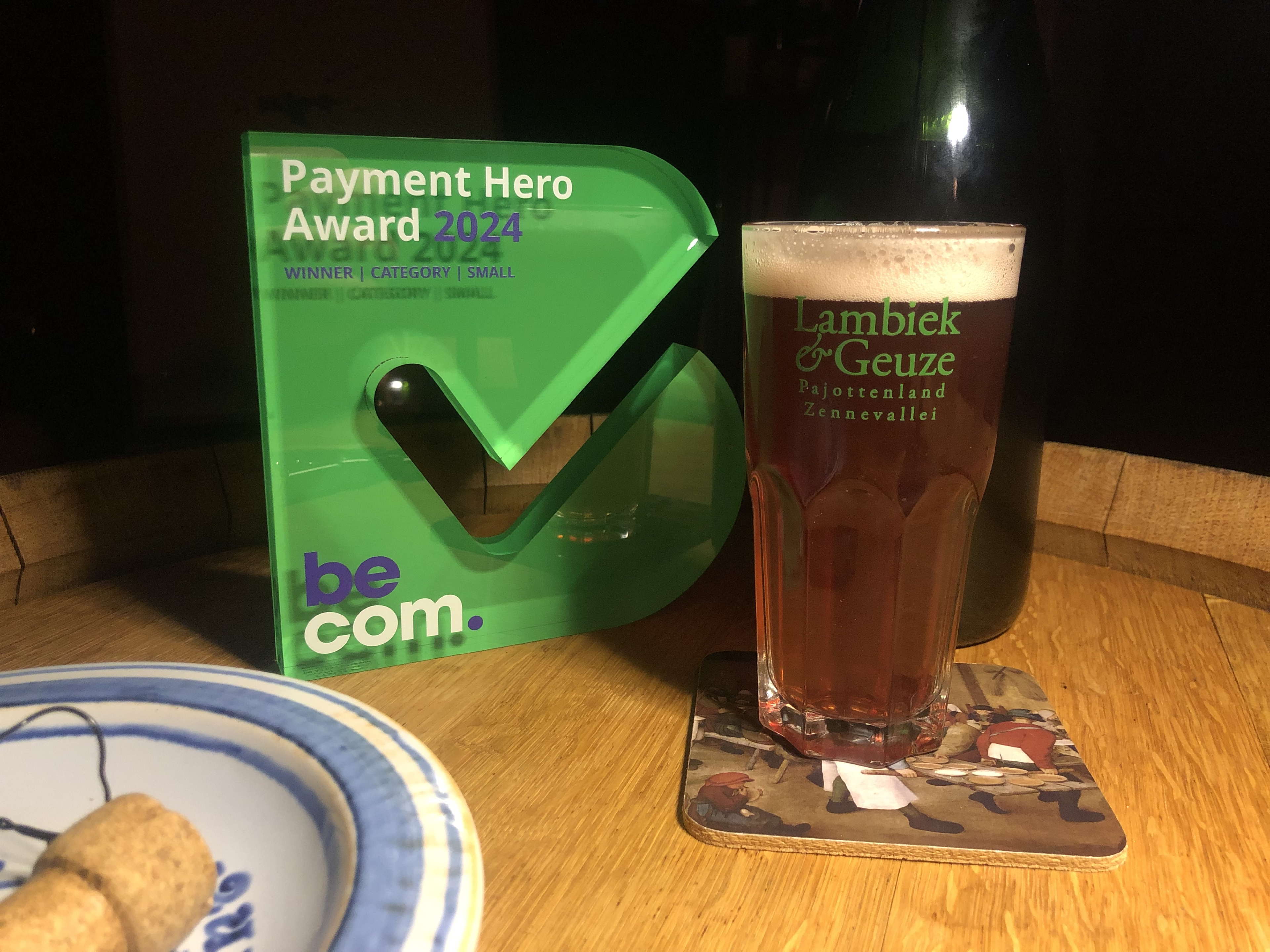 Het Huis van de Geuze in de bloemetjes gezet tijdens de Belgische E-commerce Awards