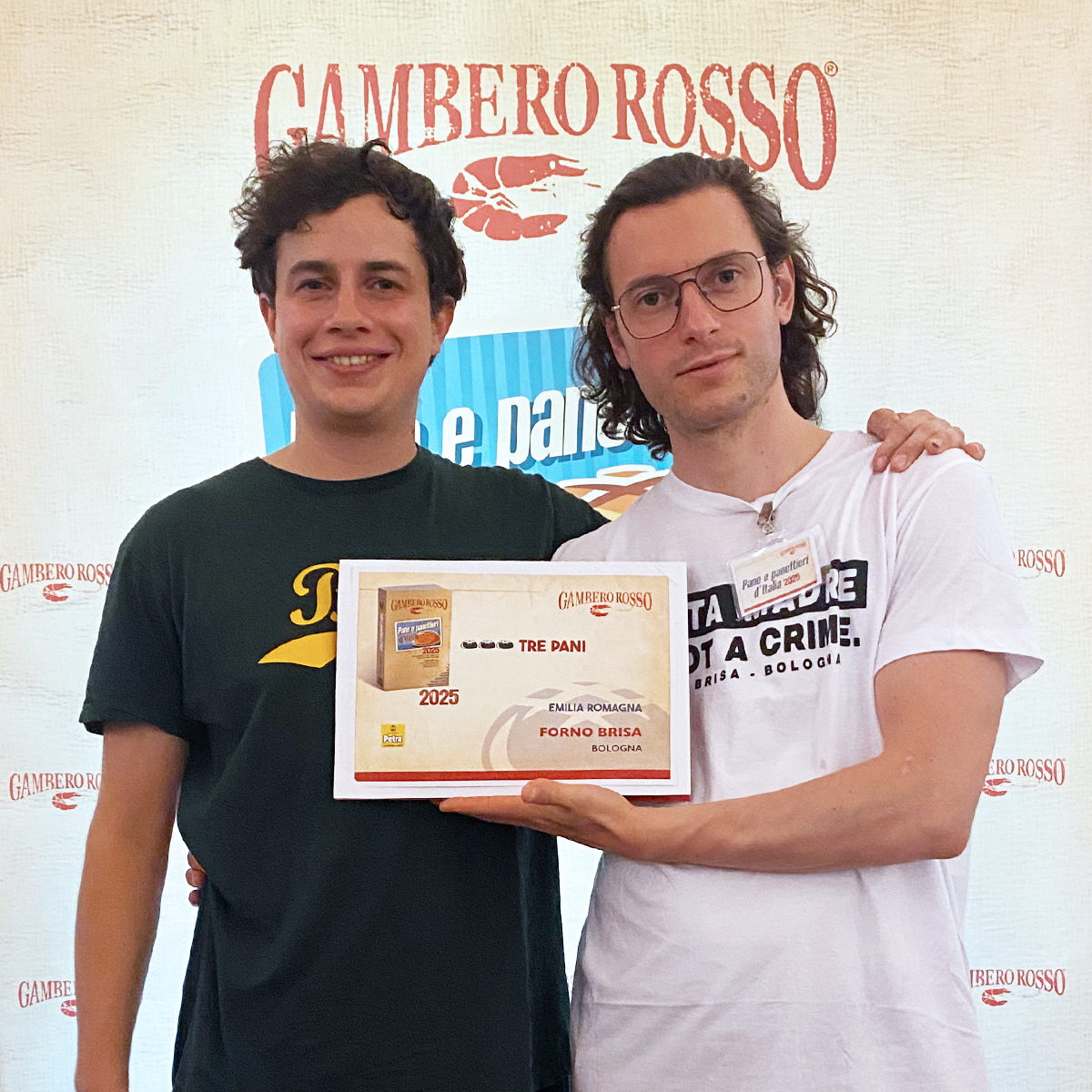 Forno Brisa premiato per il quinto anno consecutivo con i Tre Pani dal Gambero Rosso
