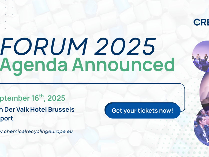 Chemical Recycling Europe Forum 2025 – Agenda Release