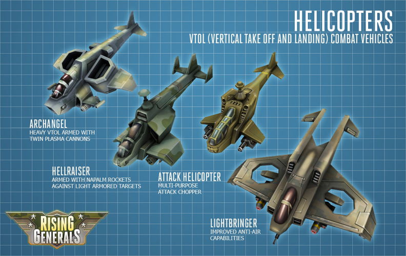 Helicopter Design Rising Generals