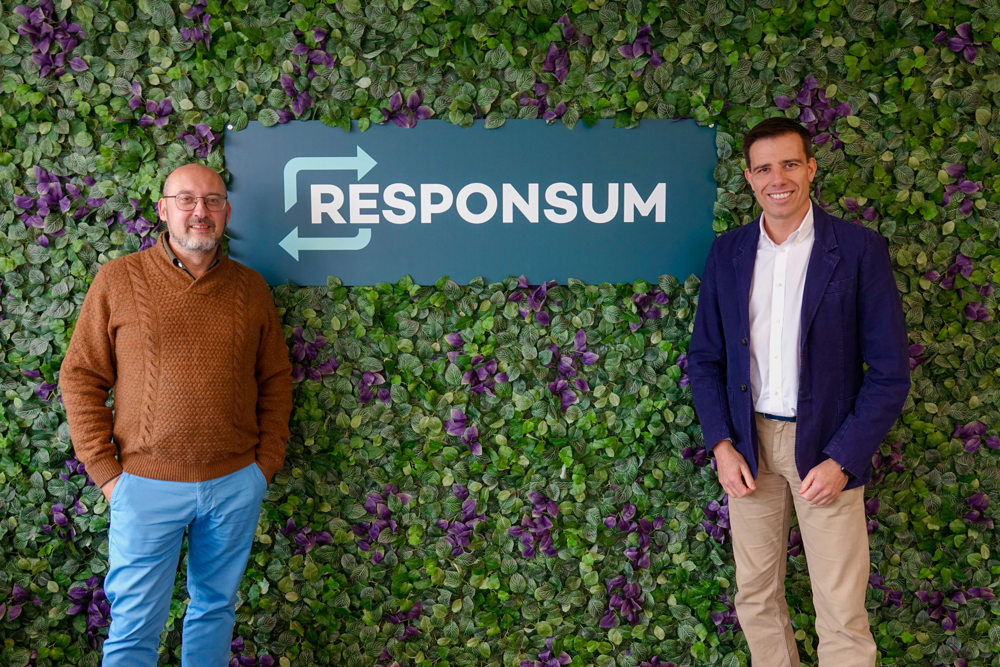 Les cofondateurs de RESPONSUM Bavo Van den Heuvel (à gauche) et Alex Van Cauwenbergh (à droite), également nouveau PDG.