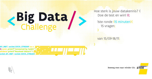 De eerste Big Data Challenge van De Lijn, een innovatieve manier om ICT’ers aan te trekken