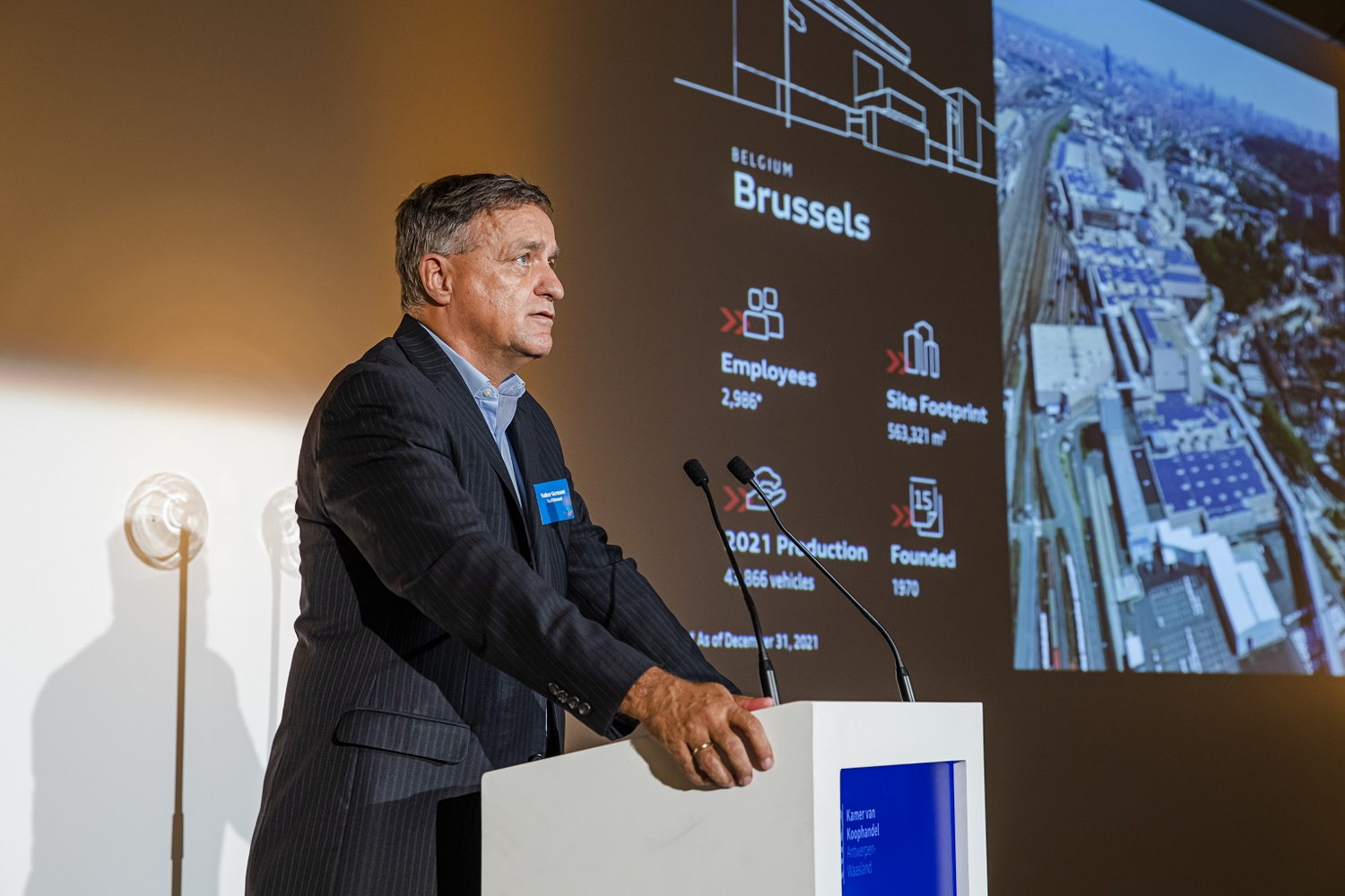 Keynotespreker Volker Germann, Audi Brussel