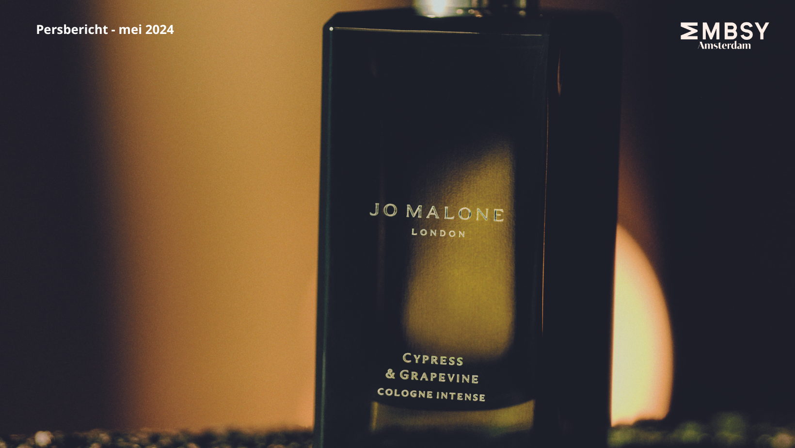 Jo Malone London introduces Tom Hardy as ambassador for Cypress & Grapevine Cologne Intense
