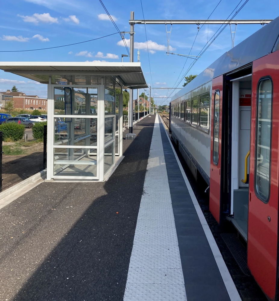 La gare de Hamont est devenue accessible de manière autonome.