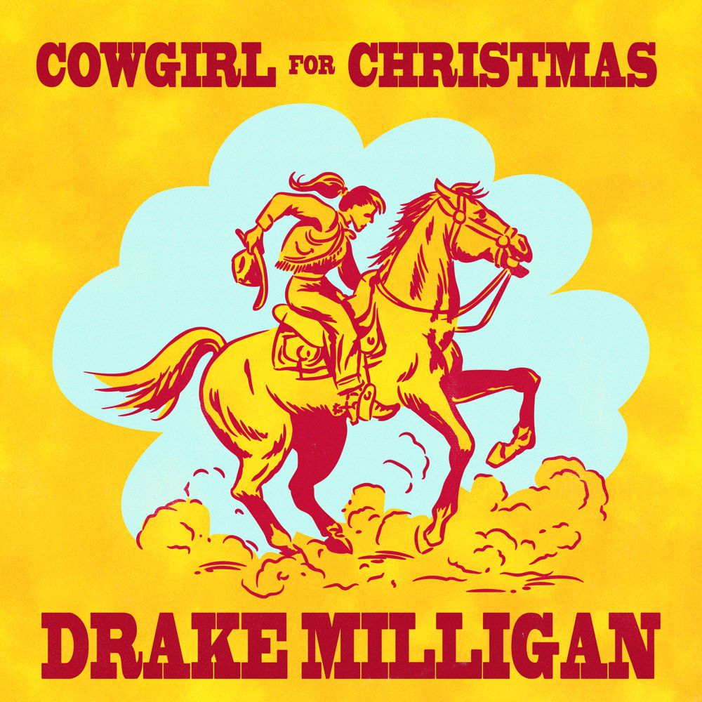 Drake Milligan Cowgirl For Christmas Single Artwork