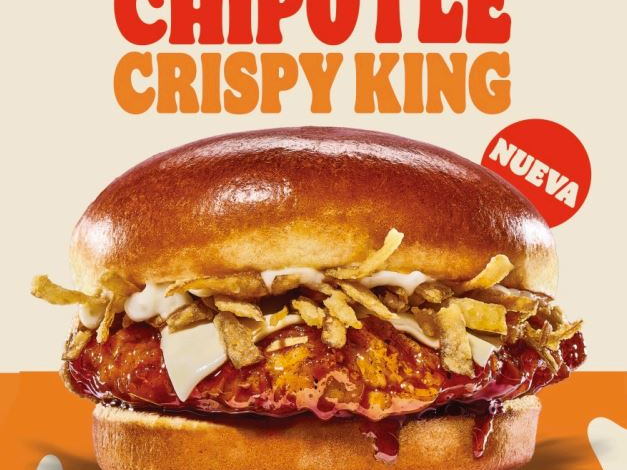 Burger King presenta la nueva Honey Chipotle Crispy King: crujiente, jugosa y con el toque picosito perfecto 
