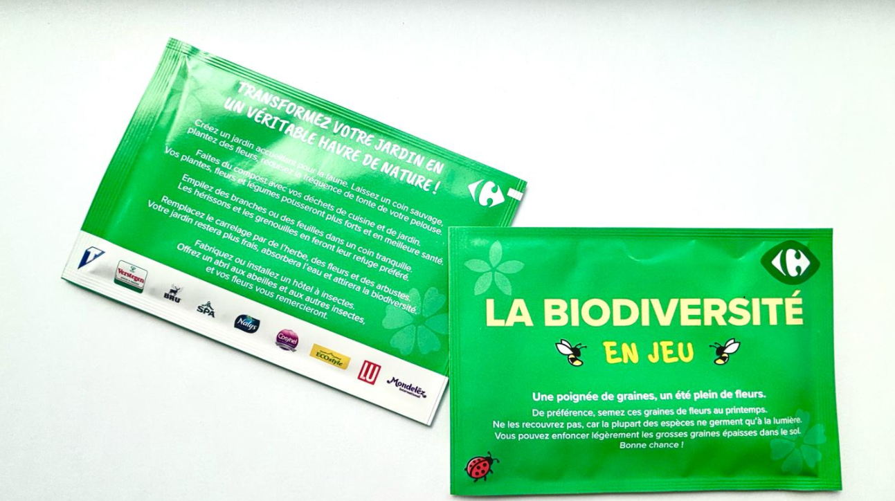 Sachet de graines de fleurs