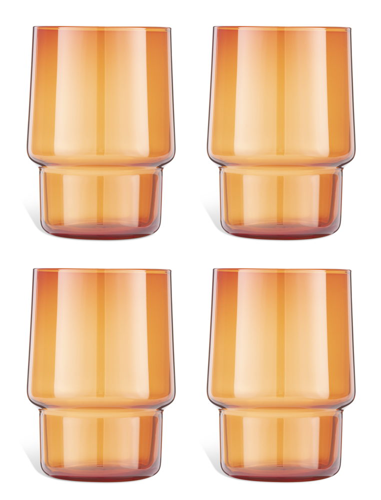 Habitat Stackable Set of 4 Tumbler Glasses, £17