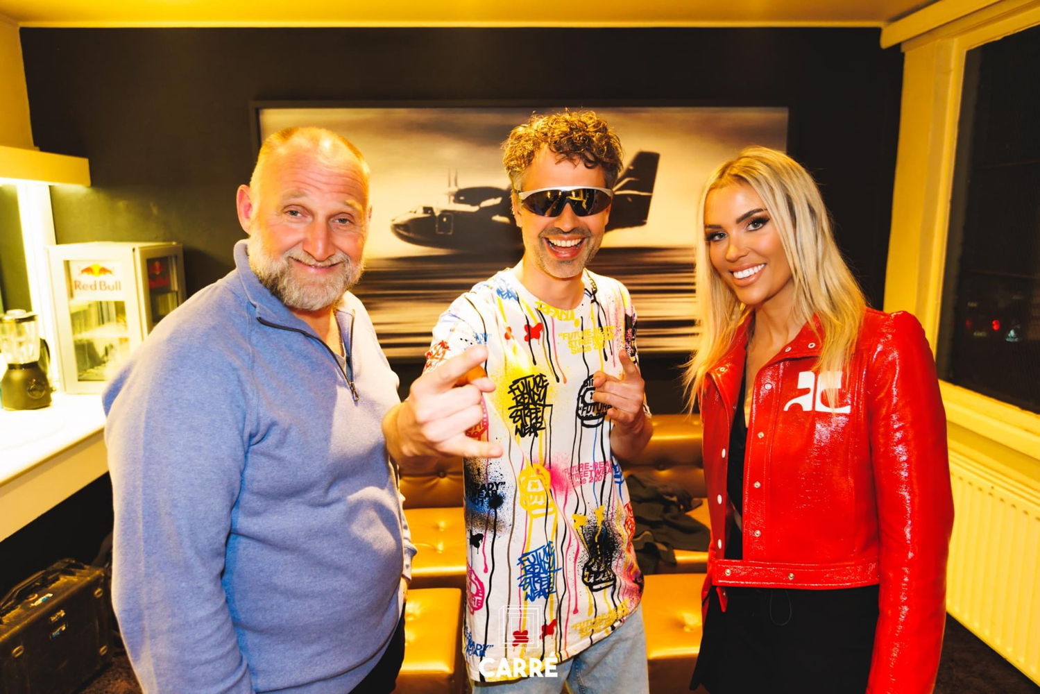 Jan en Thomas met Anouk Matton (c) VRT