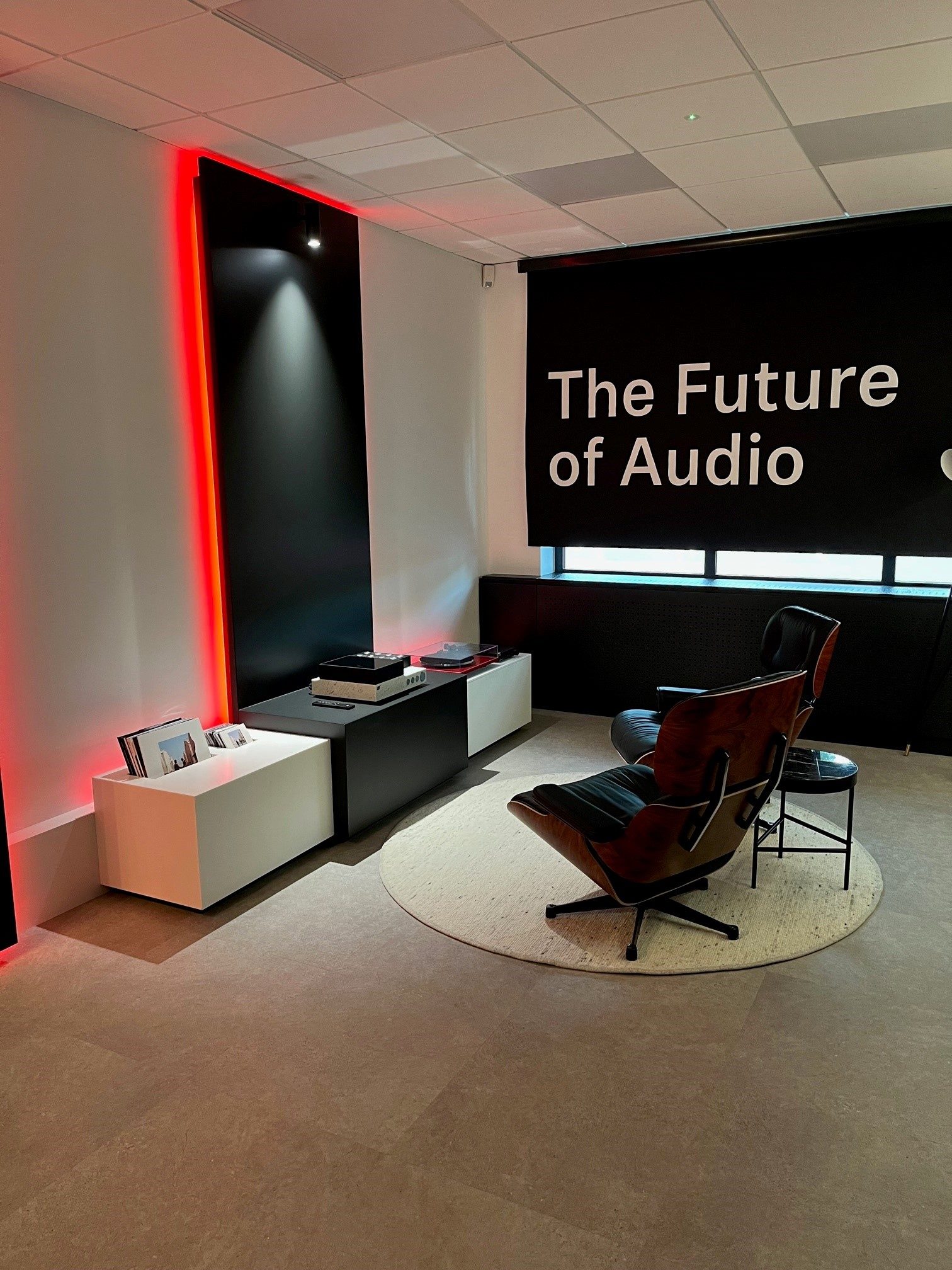The Listening Room in the Audiophile Experience Center The Listening Room in the Audiophile Experience Center