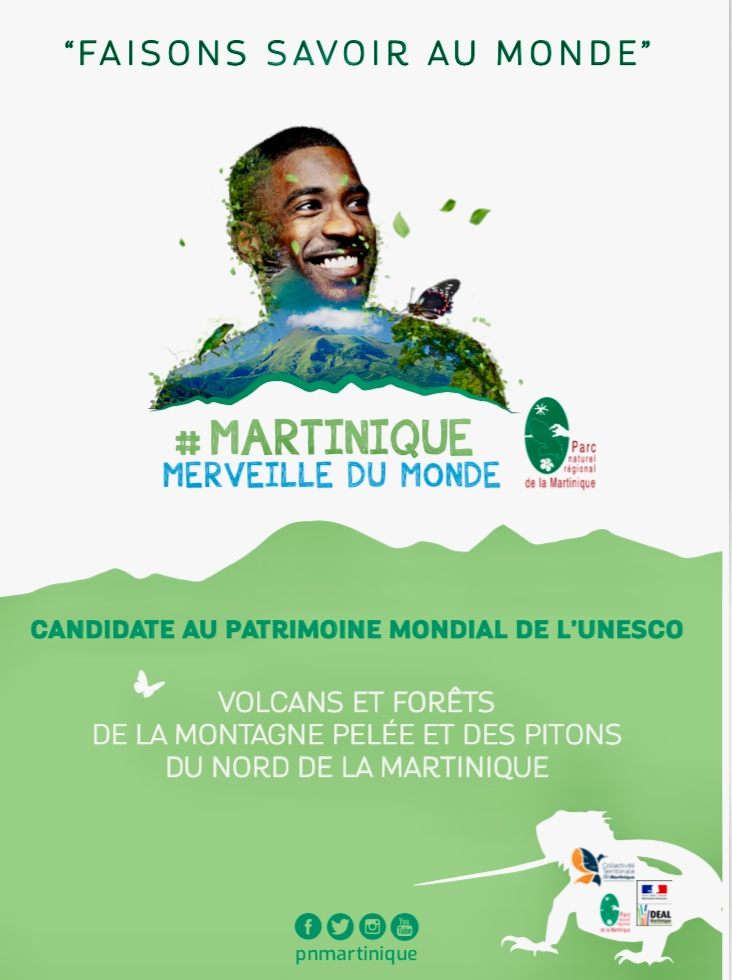 Campagne de sensibilisation de la candidature de la Martinique au patrimoine mondial de l'UNESCO "Faisons Savoir au Monde"