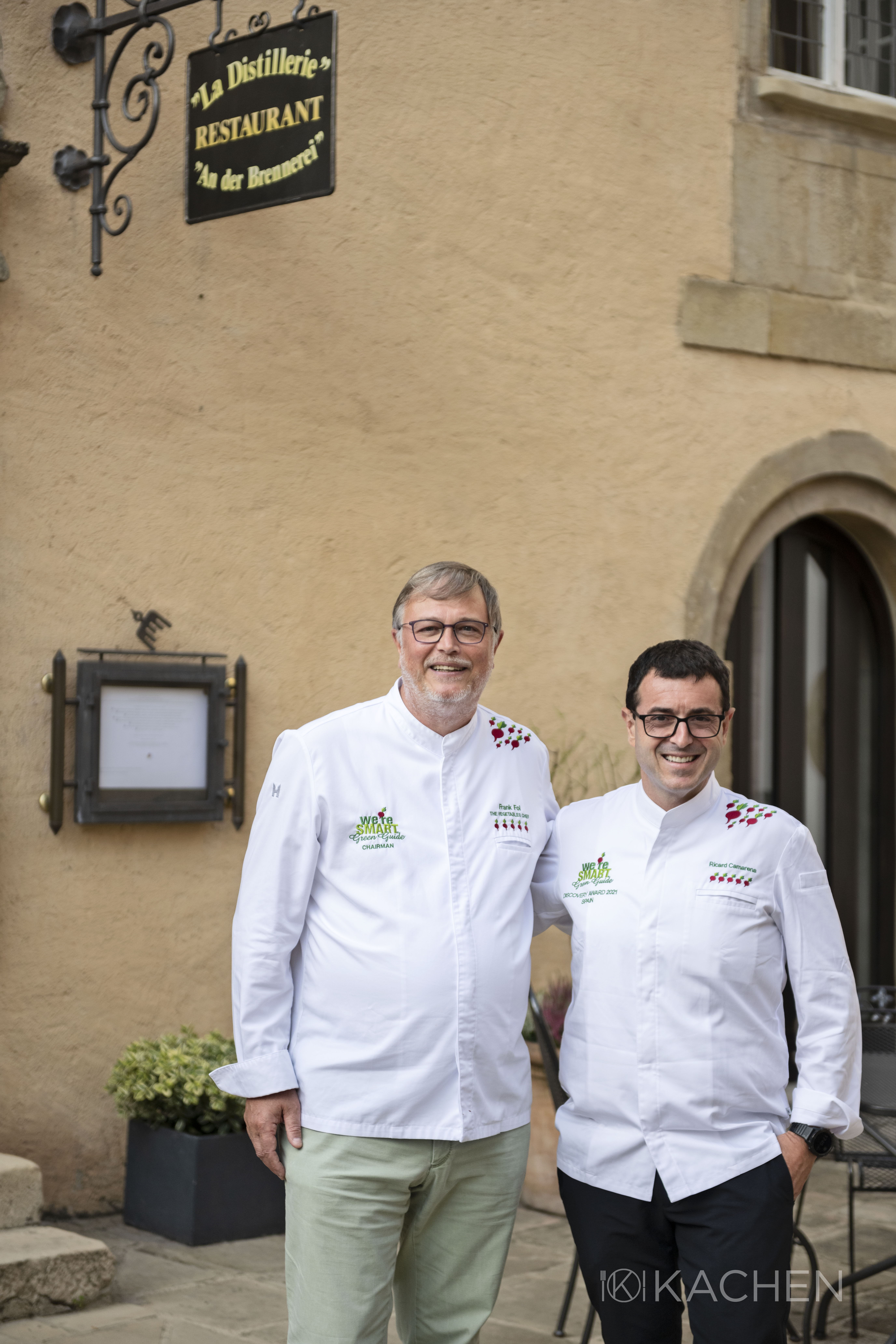Frank Fol and Chef Ricard Camarena (Ricard Camarena) - winner We're Smart Discovery Award 2021