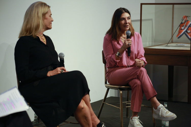 Laura Kohler and  Nada Debs at Design Miami 2022. Photo credit - World Red Eye
