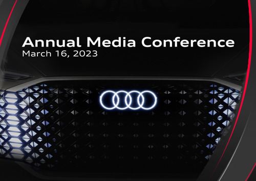 Live stream of Audi’s 2023 Annual Media Conference: Business figures and the balance sheet at a glance