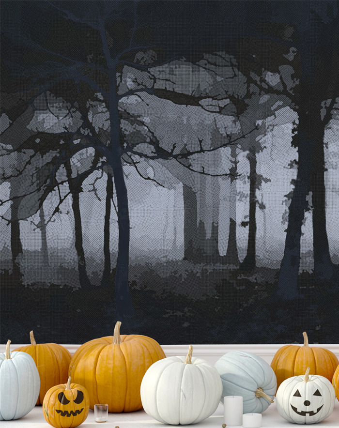 Gruselige Halloween-Wandbilder