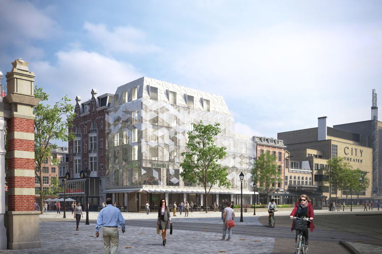 Het nieuwe hotel The Diamond op het Leidseplein
