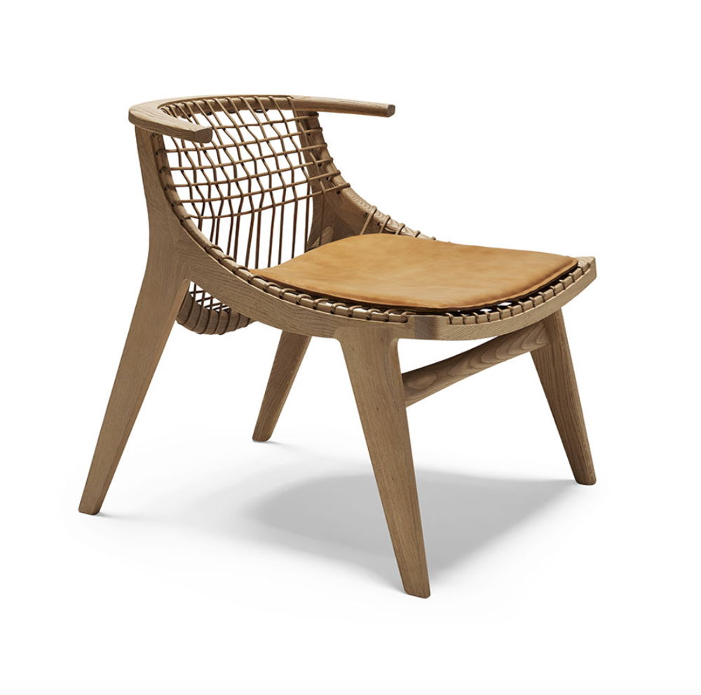 Klismos Chair in Natural Oak